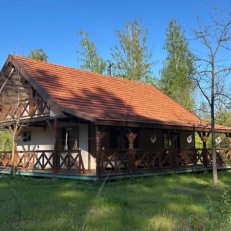 Jagodowy Zakatek, Caloroczny Dom Na Wylacznosc W Lesie, Balia, Cisza, Kominek, Weranda, Stawy Tuczna エクステリア 写真
